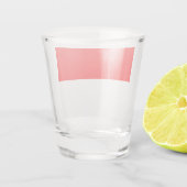 インドネシア国旗を掲げた愛国的なショットグラス ショットグラス (裏面)