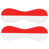 インドネシア国旗を掲げた愛国的なソフトボール ソフトボール (パネル)