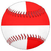 インドネシア国旗を掲げた愛国的なソフトボール ソフトボール (裏面)