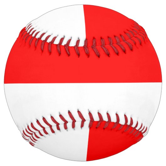 インドネシア国旗を掲げた愛国的なソフトボール ソフトボール (裏面)