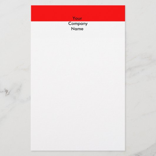 インドネシア国旗を掲げた文房具 便箋 (正面)