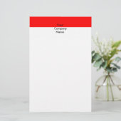 インドネシア国旗を掲げた文房具 便箋 (スタンド正面)