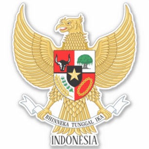 インドネシア国旗愛国心 シール