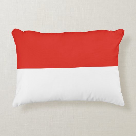 インドネシア国旗 アクセントクッション (正面)