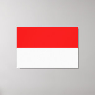 インドネシア国旗 (インドネシア) キャンバスプリント