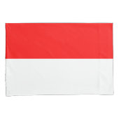 インドネシア国旗（インドネシア）ピローケース 枕カバー (正面右)