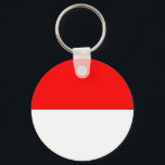 インドネシア国旗 キーホルダー<br><div class="desc">インドネシアの愛国国旗。</div>