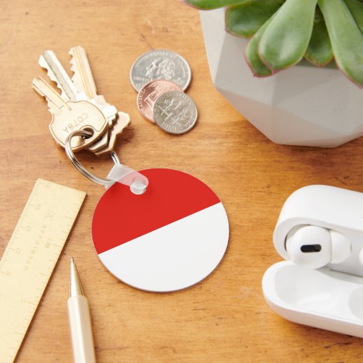 インドネシア国旗 キーホルダー (デスク)