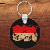 インドネシア国旗 キーホルダー (正面)