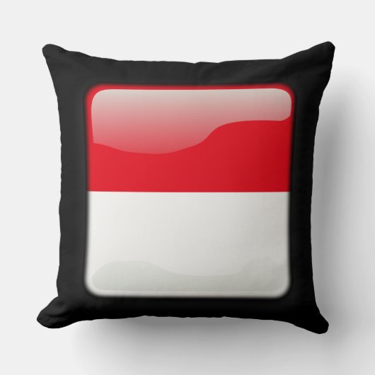 インドネシア国旗 クッション (正面)