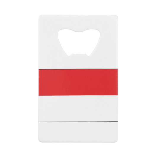 インドネシア国旗 クレジットカード栓抜き (正面)