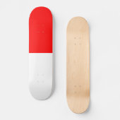 インドネシア国旗 スケートボード (正面)