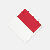 インドネシア国旗 スタンダードカクテルナプキン (角)