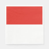 インドネシア国旗 スタンダードランチョンナプキン (正面)