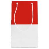 インドネシア国旗 スモールペーパーバッグ (正面)