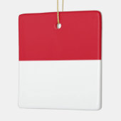 インドネシア国旗 セラミックオーナメント (左)