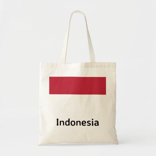 インドネシア国旗 トートバッグ (正面)