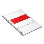 インドネシア国旗 ノートブック (右側)