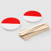 インドネシア国旗 ハンドファン (組立なし)