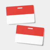 インドネシア国旗 バッジ (正面＆裏面)