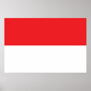 インドネシア国旗 ポスター