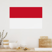 インドネシア国旗 ポスター (キッチン)