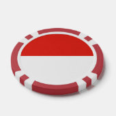 インドネシア国旗 ポーカーチップ (シングル)