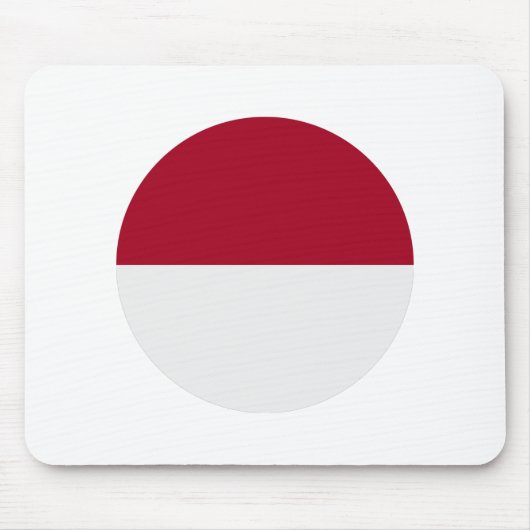 インドネシア国旗 マウスパッド (正面)