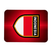 インドネシア国旗 マグネット (横)