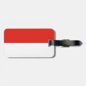 インドネシア国旗 ラゲッジタグ (裏面横)
