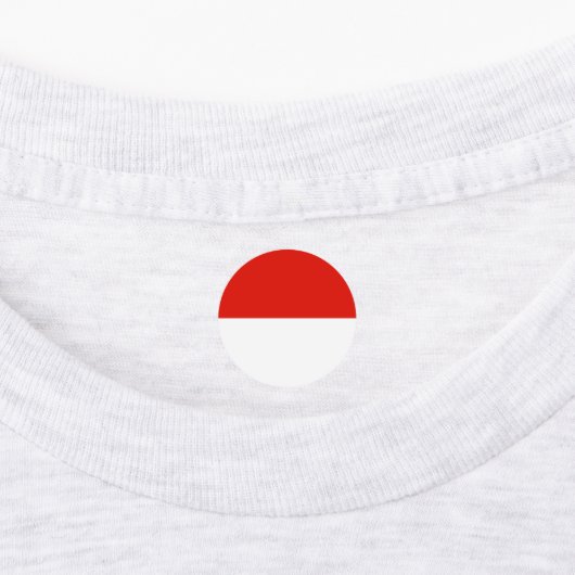 インドネシア国旗 ラベル (貼付)