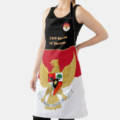 インドネシア国旗/料理 エプロン (インサイチュ)
