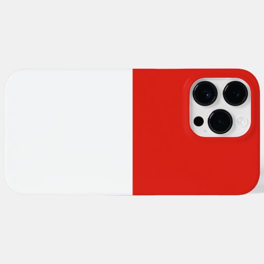 インドネシア国旗 Case-Mate iPhoneケース (裏面 (横))