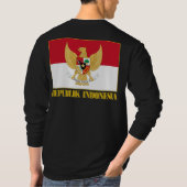 インドネシア国旗(COAあり) Tシャツ (裏面)