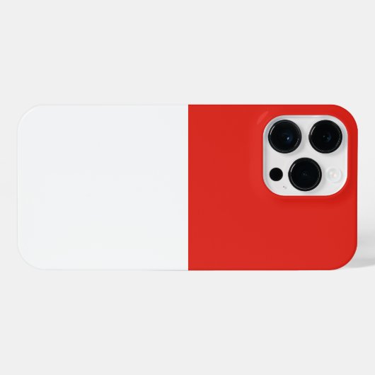 インドネシア国旗 iPhoneケース (裏面横)