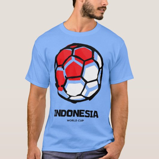 インドネシア国旗 Tシャツ (正面)
