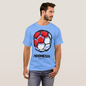 インドネシア国旗 Tシャツ (正面フル)