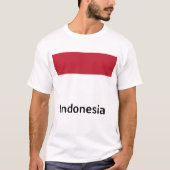 インドネシア国旗 Tシャツ (正面)