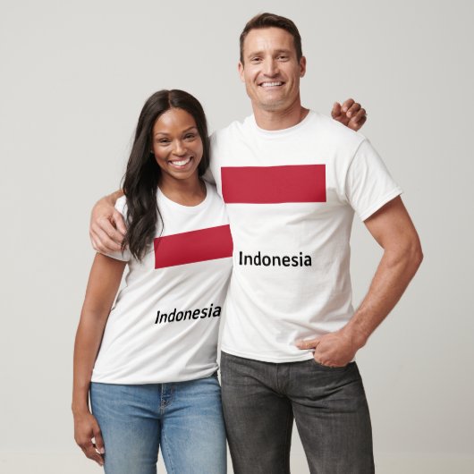 インドネシア国旗 Tシャツ (ユニセックス)