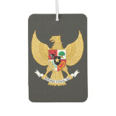 インドネシア国章ポロシャツ カーエアーフレッシュナー (正面)