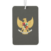 インドネシア国章ポロシャツ カーエアーフレッシュナー (裏面)