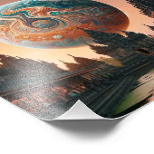 インドネシア惑星 フォトプリント            (角)