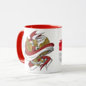 インドネシア独立をテーマにしたマグカップ マグカップ (正面左)