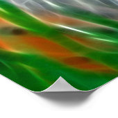 インドネシア産の希少スマトラトラ ポスター (角)