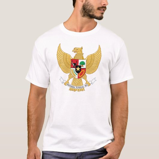 インドネシア紋章 Tシャツ (正面)