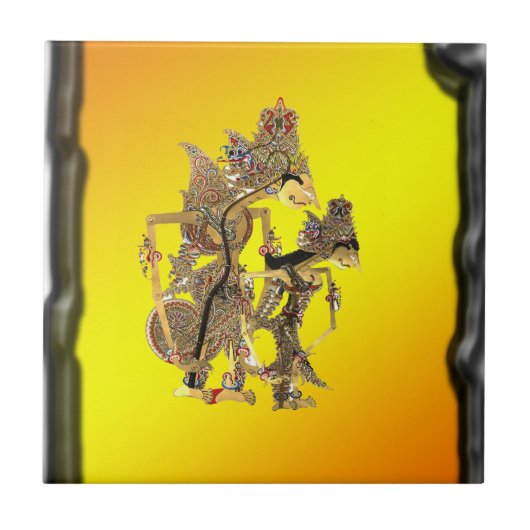 インドネシア語影のパペット タイル (正面)