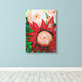 インドネシア赤 キャンバスプリント (インサイチュ (ウッドフロア))