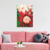 インドネシア赤 キャンバスプリント (インサイチュ (リビング))