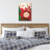 インドネシア赤 キャンバスプリント (インサイチュ (寝室))