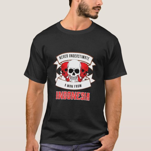 インドネシア過小評価するな Tシャツ (正面)